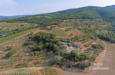 Maison de campagne à vendre Arezzo, Toscane, RIF 2993 Vogelperspektive