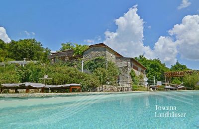 Maison de campagne à vendre Gaiole in Chianti, Toscane, RIF 3003 Pool und Rustico