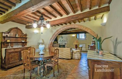 Maison de campagne à vendre Sarteano, Toscane, RIF 3005 Wohn- Essbereich