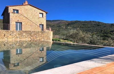 Maison de campagne à vendre Cortona, Toscane, RIF 2986 Rustico und Pool