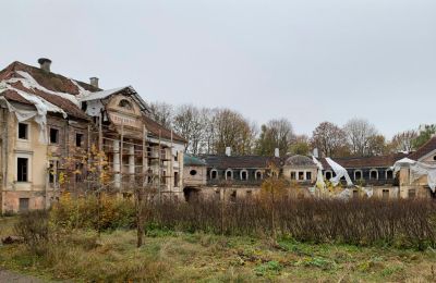 Manoir à vendre Saulaine, Kaucmindes muiža, Zemgale, Vue latérale