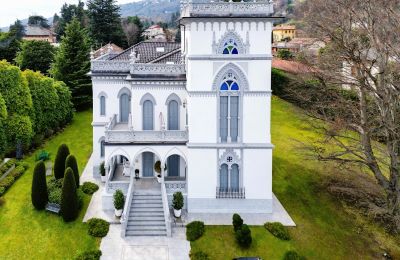 Villa historique à vendre 28040 Lesa, Piémont, Photo Drone