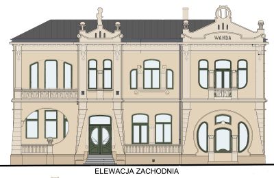 Villa historique à vendre Piotrków Trybunalski, Jarosława Dąbrowskiego 14, Łódź, Visualisation