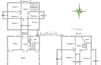 Propriété Bagnères-de-Bigorre, Plan d'étage 1