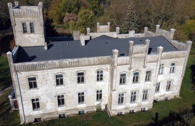 Château à vendre Górki Dąbskie, Pałac w Górkach Dąbskich, Cujavie-Poméranie, Photo Drone