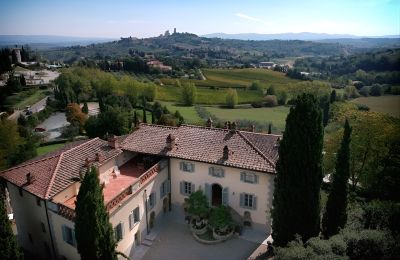 Demeure historique à vendre San Gimignano, Toscane,, Photo Drone