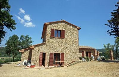 Maison de campagne à vendre Montescudaio, Toscane, RIF 2185 Blick auf Gebäude