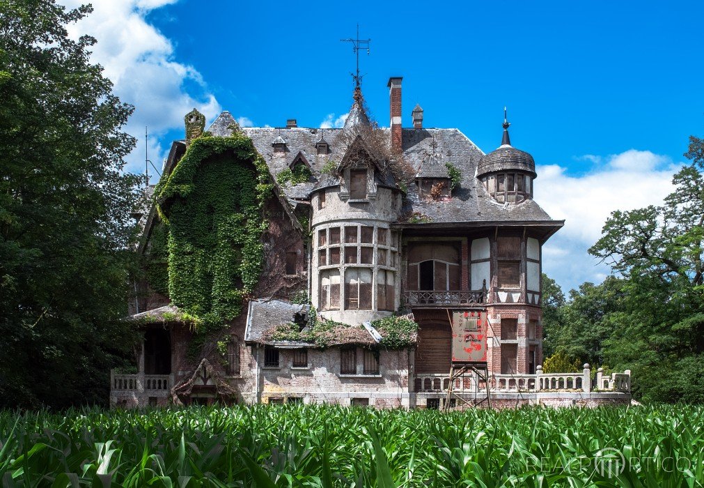 Verschwundenes Landgut in Belgien, Belgique