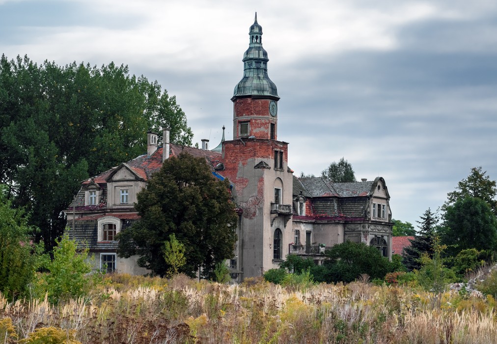 Palais en Basse-Silésie : Pustków Żurawski, Pustków Żurawski