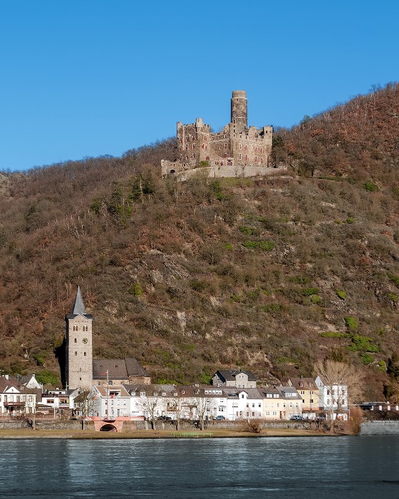 Châteaux sur le Rhin : Burg Maus, Wellmich