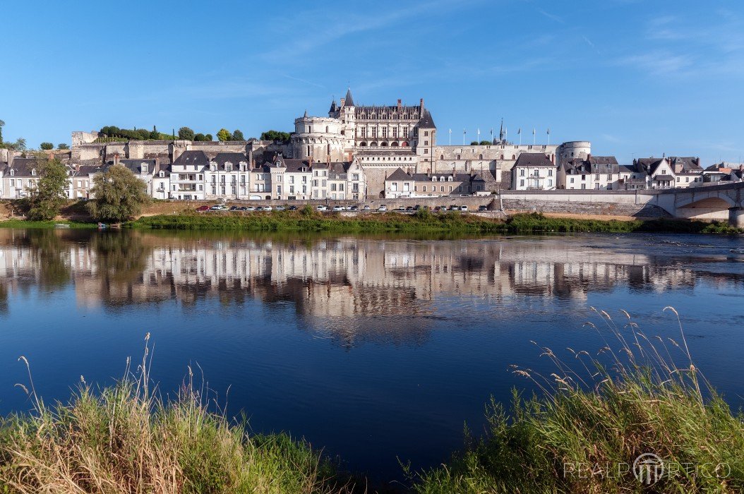 Amboise an der Loire: Blick auf das Schloss, Amboise