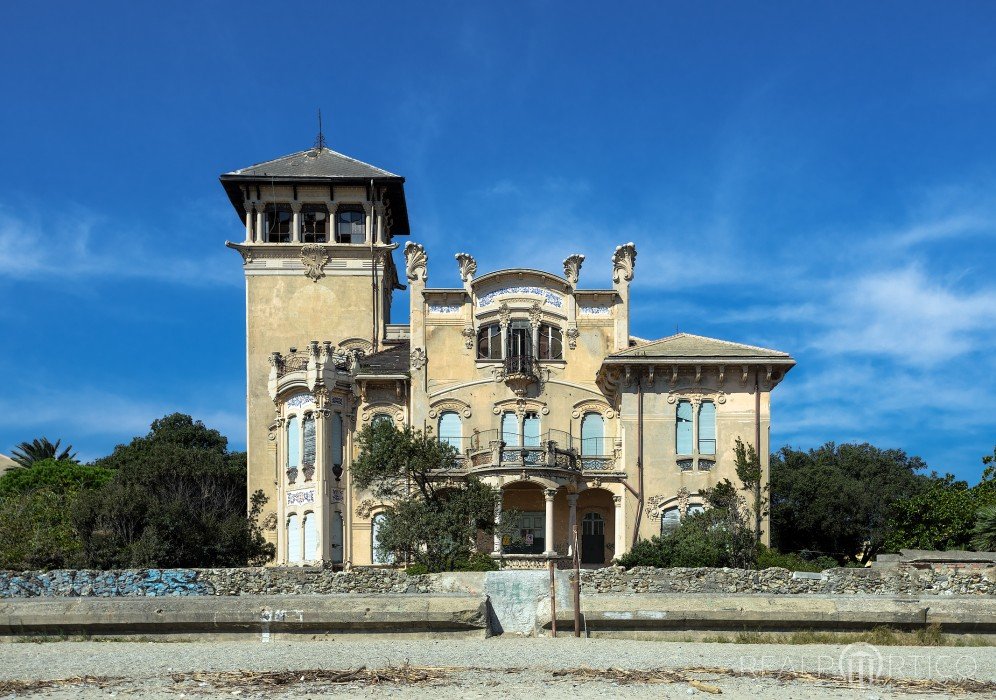 Prächtiger Vertreter des Jugendstils in Italien: Villa Zanelli in Savona (Ligurien), Legino