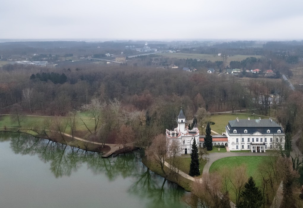 De beaux endroits en Pologne : le château de Radziejowice, Radziejowice