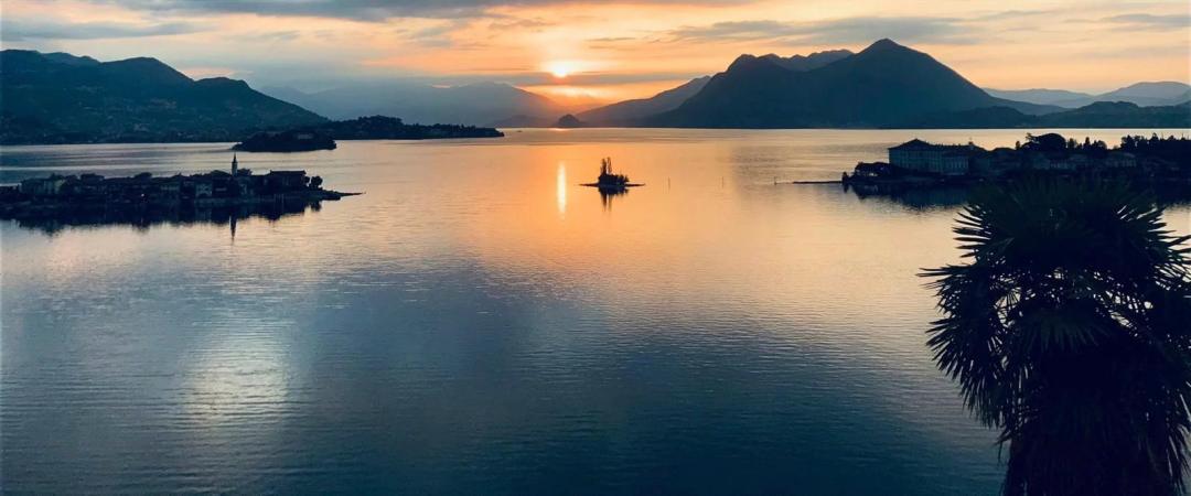 Coucher de soleil à Baveno, Lac Majeur